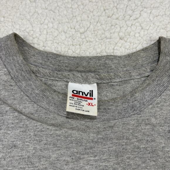 Vintage 90s Sansegal Denali Park Alaska T-Shirt Single Stitch Animals XL Nature - Picture 4 of 9